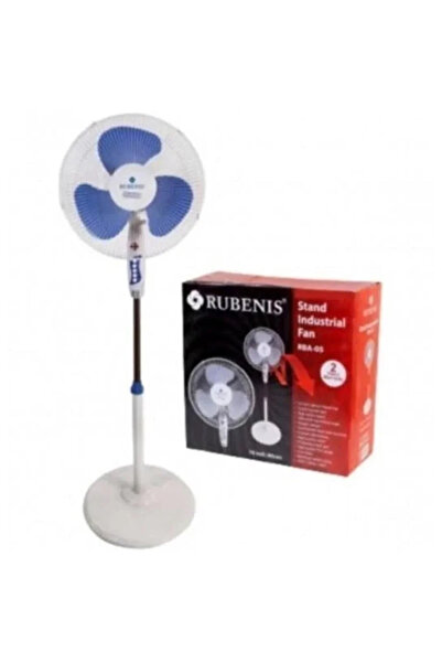 Rubenis RBA05 16 INCH 40CM AYAKLI VANTİLATÖR BEYAZ MAVİ