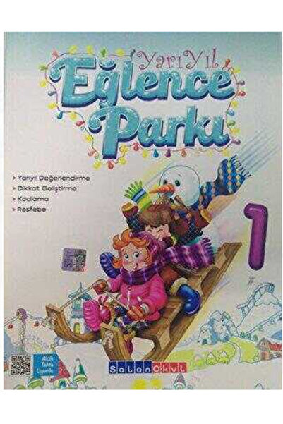 Salan Yayınları SALAN 1.Sınıf Yarıyıl Eğlence Parkı - Kış Tatil Kitabı (deger...