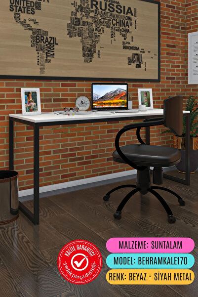 Kenzlife ofis bilgisayar çalışma masası behramkale170 byzsyh 75*170*80 metal ...