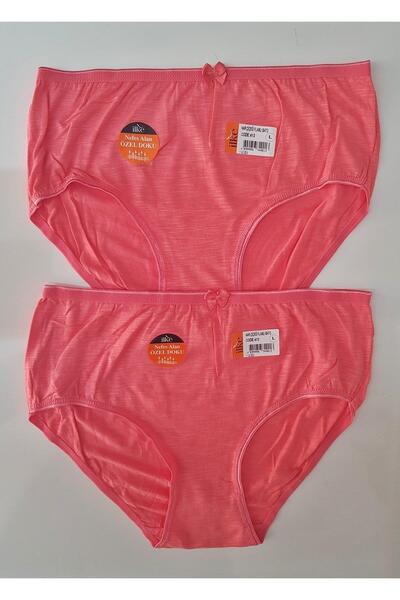 İLKE İÇ GİYİM İlke Жіночі труси з фламірованою лікра - 413 модель, 6 штук