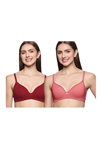 TEENS LIFESTYLE Pack of 2 Seamless Wire-free Padded Elastane Stretch Multiway...