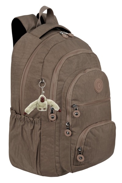 Alfa MEC Luxury Crinkle Fabric High School and Middle School Backpack, Crinkl...