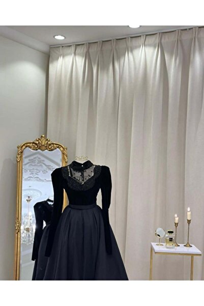 vanus fashion فستان سهرة ميدي 4046