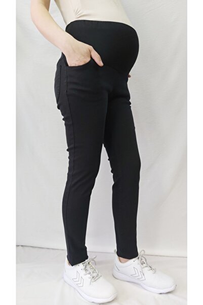Tria Hamile Yıkamalı Kanvas Dar Paça Pantolon