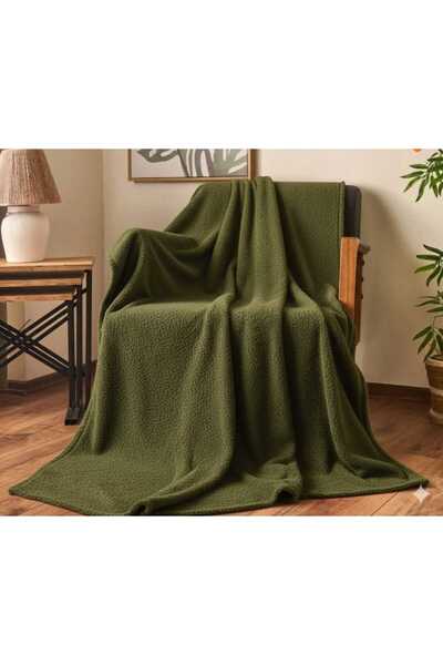 SUERTO HAKİ Yeşil Wellsoft Tv Battaniyesi 110x180 cm