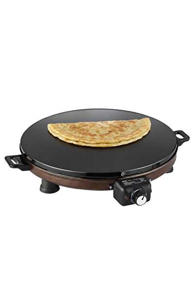 Akel AT610 46cm Bakır Elektrikli Katmer, Gözleme Sacı, Termostatlı, Büyük Boy...