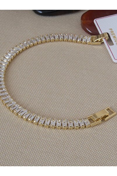 LUXURY سوار BİLGE TAKI الفاخر من الزركون على شكل خلية النحل مصنوع من الفولاذ ...