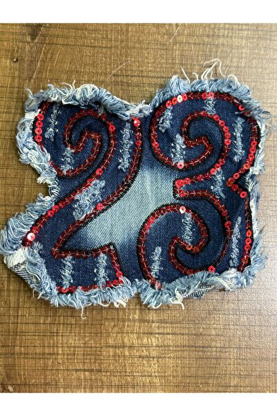 Gönülden Tasarım 13X16 CM JEANS 23 NUMERE APPLIQUE PATCH PATCH ACCESORIUM DE ...