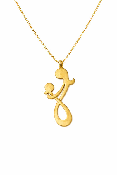 Chjjewel Anne & Kız Kolyesi Gold