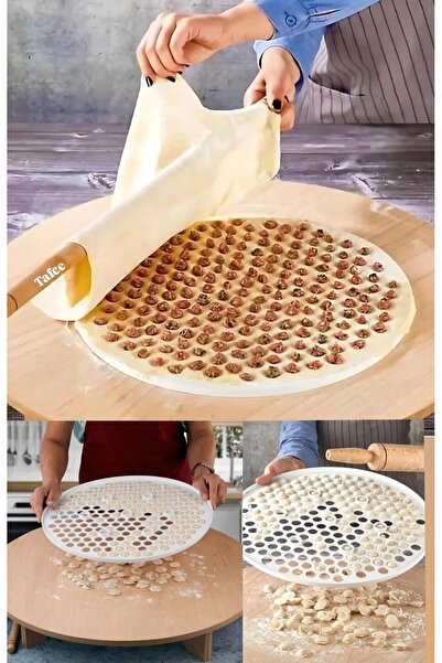 tafce Pratik 121 Bölme Mantı Kalıbı Mantı Kesme Aparatı Büyük Boy Mantımatik ...