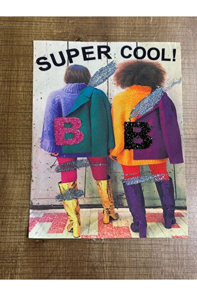 Gönülden Tasarım 26X20 CM PRIJATELJI ŠARENI AMBLEM ZAŠITNI ZNAK AKSESUAR ZA Š...