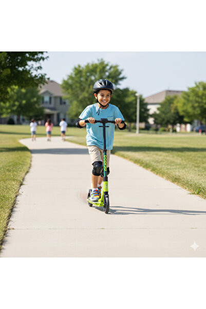 Scooter سكوتر أطفال بعجلتين وارتفاع قابل للتعديل، تصميم متين وهيكل خفيف الوزن...