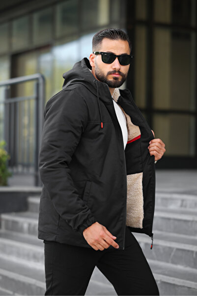 WinnerMan معطف رجالي مبطن بالفرو من الداخل