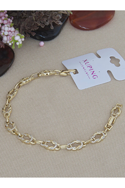 XUPING JEWELRY BİLGE TAKI Vip Zirkon Taşlı Düğüm Model Xuping Çelik Bileklik