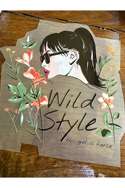 Gönülden Tasarım 21x21 cm transfer štampa za peglanje za devojčice