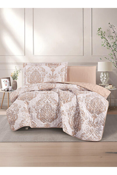 Melen طقم مفرش سرير صيفي مفرد ونص - 4 قطع - يناسب سرير بمقاس 200x120 - حشوة م...