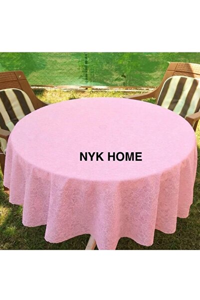 NYK HOME YUVARLAK   Masa Muşambası  150cm Çapında  PUDRA RENK