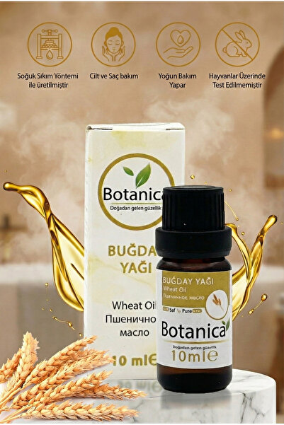 botanica %100 Saf Soğuk Sıkım Buğday Yağı (Ruşeym) 10 ml - Cilt Leke Karşıtı ...