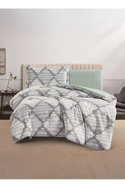 Melen طقم مفرش سرير صيفي مفرد ونص - 4 قطع - يناسب سرير بمقاس 200x120 - ليتون ...