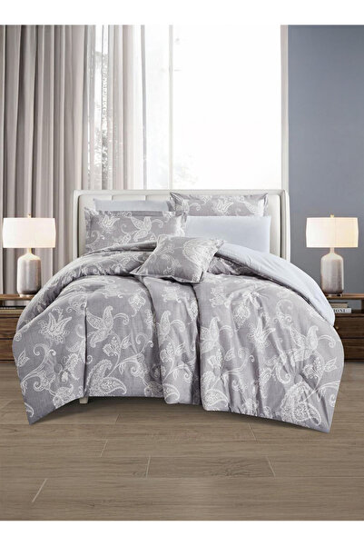 Melen Summer single and a half reversible bedspread set - 4 pieces - Fits a 2...