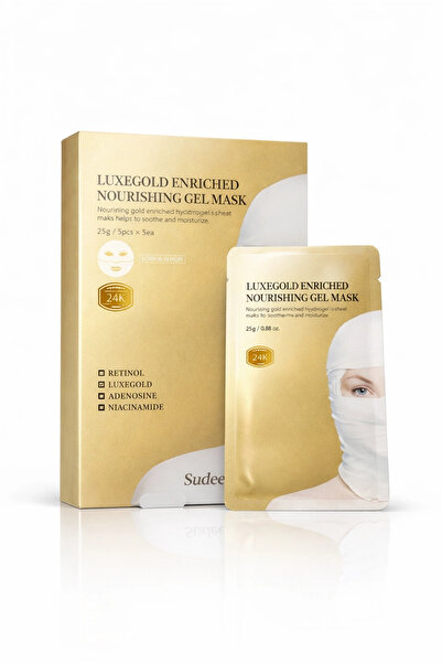 Sudee Luxegold kırışıklıkları azaltan jel maskesi 5adet