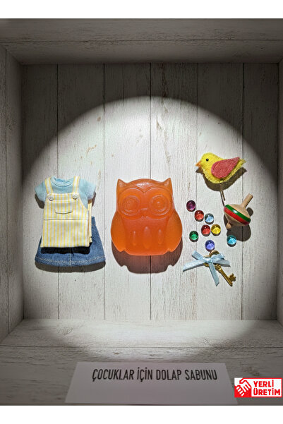 seyora Dolap Sabunu Çilek Kokulu – Elbise Dolabı Sabunu – Baykuş Şekilli, Doğ...