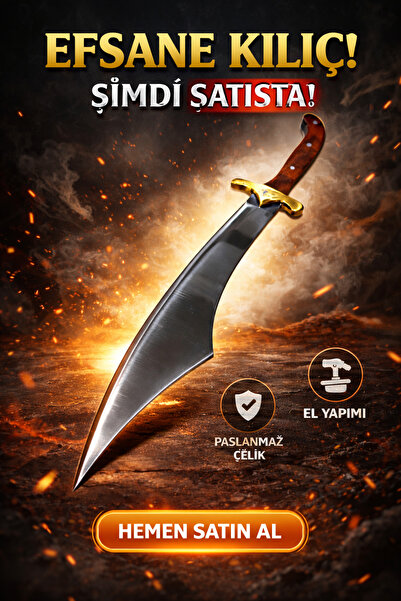 selim uyar kamp metal Masa Üstü Dekor Osmanlı Kılıcı