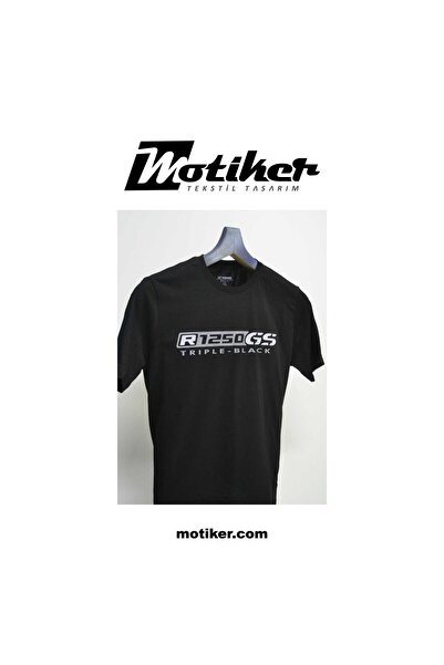 Motiker Printed T-Shirt Model with Bmw Adventure 1250Gs Logo