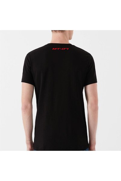 Motiker Yamaha Mt-07 the Dark Side Printed T-Shirt