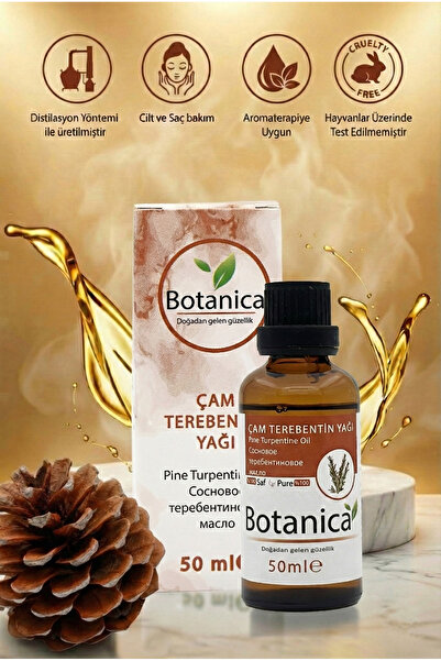 botanica %100 Saf Çam Terebentin Uçucu Yağı 50 ml - Kepek ve Dökülme Karşıtı ...