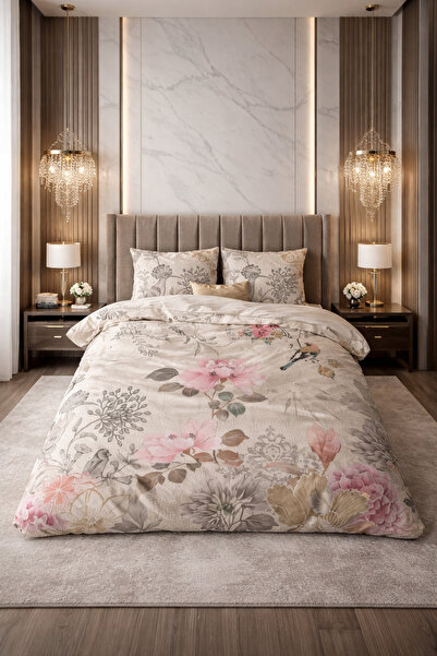 Sleeptime Bed linen, Sleeptime, for 2 people, 100% microfiber, Forest Flowers...