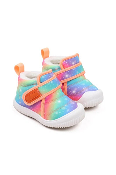 Superbaby Многоцветни детски зимни ботуши с щампа, водоустойчиви