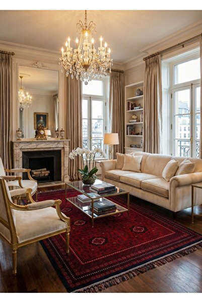 Deffino home Sık Dokuma Milyon Point Geleneksel Yıkanabilir Tozumaz Antialerj...