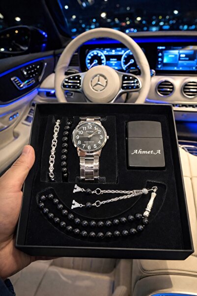 A-STİL TAKI Erkek Sevgililer Gününe Özel Hediye Saat Seti