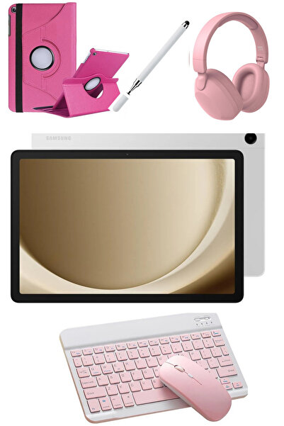 Samsung Galaxy Tab A9 Plus sm_x210 11 inç 8gb 256gb tablet +kılıf+klavye+mous...