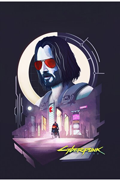 OEM Posterul Cyberpunk 2077 Keanu Reeves, 61x90cm, Zumzeria