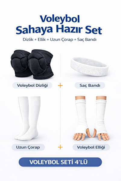 Tayzon 7 Parça Voleybol Seti Voleybol Dizlik 2 Adet Voleybol Kolluk Voleybol ...
