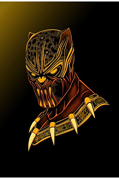 OEM Poster Black Panther Artwork, 61x90cm, Zumzeria