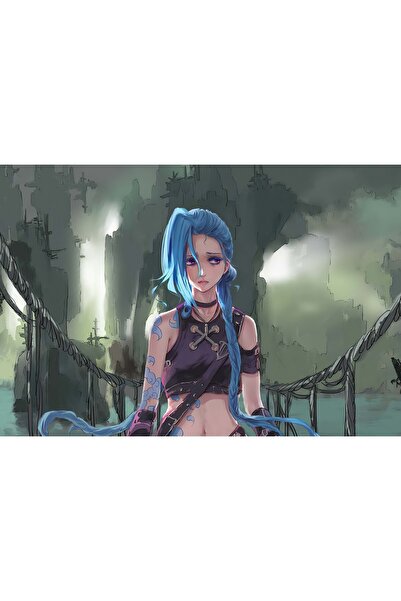 OEM Posterul Jinx Arcane Sad, 61x90cm, poster611, Zumzeria