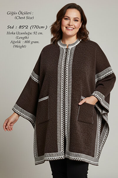 Laden Women's Very Thick Soft Knitwear Plus Size Winter Mother Long Coffee Lo...