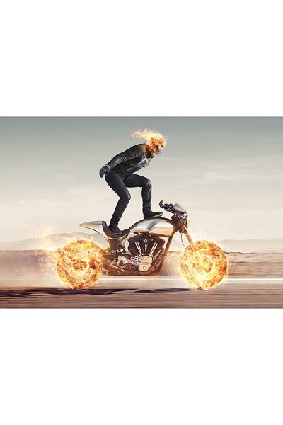 OEM Poster Ghost Rider Motocicletă, 61x90cm, Zumzeria
