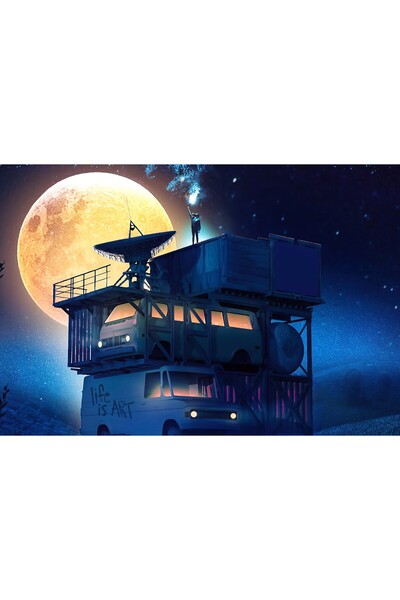 OEM Poster Împrăștiind stele ca praful, 61x90cm, poster796, Zumzeria