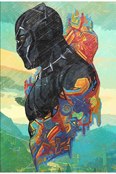 OEM Poster Black Panther Artwork Abstract, 61x90cm, Zumzeria