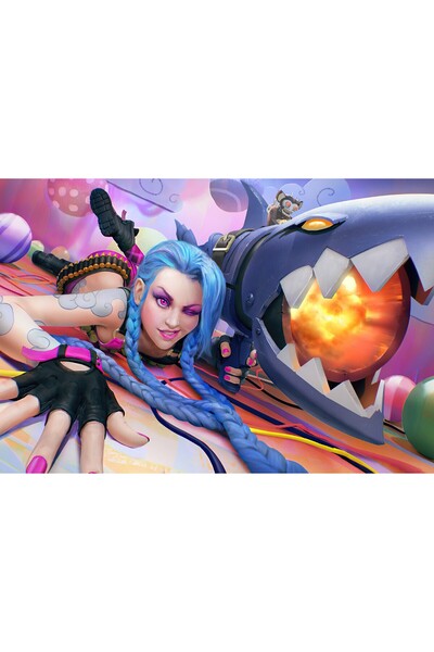 OEM Poster Jinx Lol, 61x90cm, poster616, Zumzeria