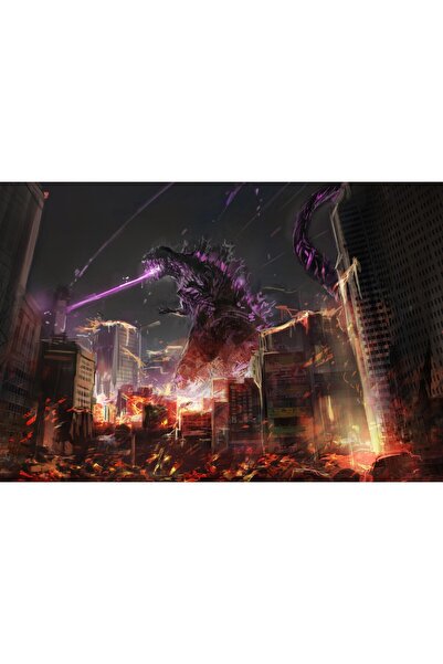 OEM Poster Godzilla City Artwork, 61x90cm, Zumzeria