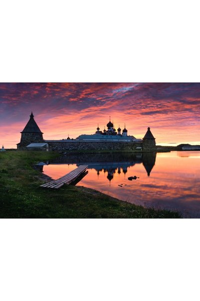 Zumzeria Tablou Canvas History On The Edge Of The Lake, 80x50cm, tabloucanvas...