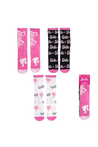 Cerda Set 3 Perechi De Sosete Barbie, 31-34 EU