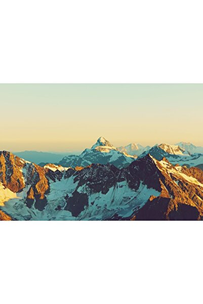 Zumzeria Pictură pe pânză Munți înzăpeziți, 80x50cm, canvas53,