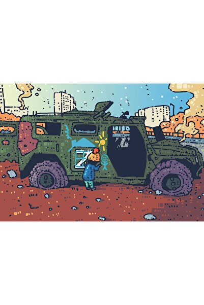 OEM Posterul „Opriți războiul”, 61x90cm, poster2178, Zumzeria