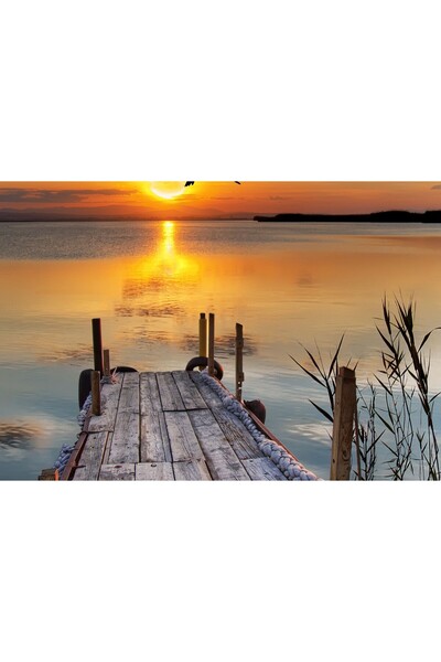 Zumzeria Tablou Canvas Dusk Over Beautiful Scene, 80x50cm, tabloucanvas896,